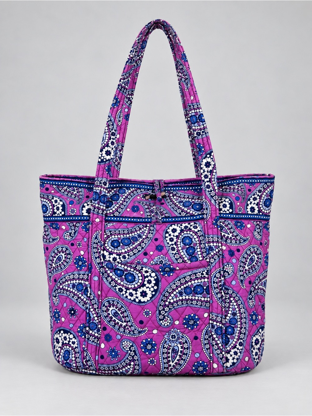 Vera Bradley Boysenberry Shoulder Bag Tote Purse Quilted Retired Bohemian Large